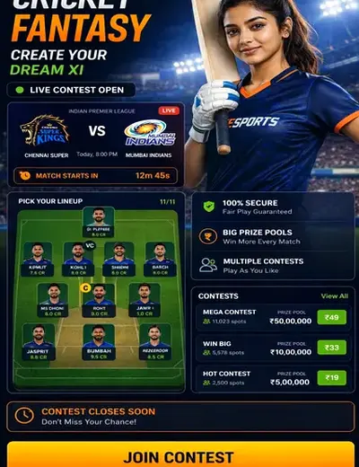 101GAME (101 game) fantasy cricket & matchday visual 3